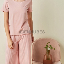 Pijamas Color Sólido Mujeres