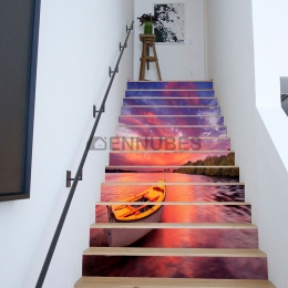 Adhesivos Decorativos para Escaleras de Resplandor Solar
