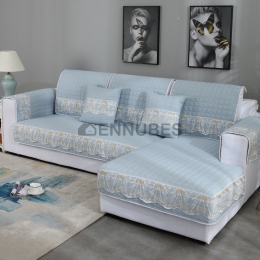 Funda de Sofá de Tela Universal Antideslizante de Estilo Europeo para las Cuatro Estaciones