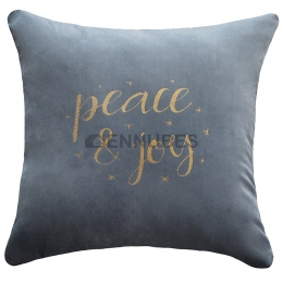 Cojín Decorativo de Algodón Liso Nórdico