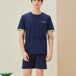 Pijamas Hombre Verano Color Sólido