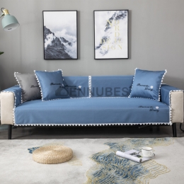 Cojín de Sofá Bordado de Verano Europeo