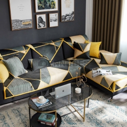 Funda Nueva Sencilla de Sofá de Estilo Escandinavo para Todas las Temporadas