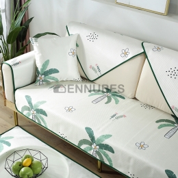 Funda de Sofá Lavable para Verano con Seda y Patrón