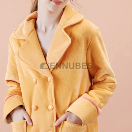 Pijamas Moda Invierno Mujeres Solapa