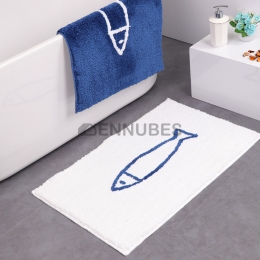 Alfombra Absorbente Antideslizante de Baño Pez