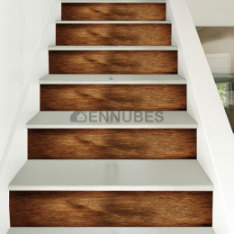 Adhesivo de Grano de Madera Plisado de Escalera