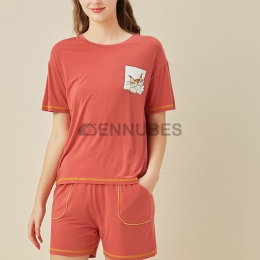 Pijama Mujer Estampado Gato Verano