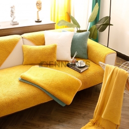 Cojín de Sofá Minimalista Antideslizante y Cálido para el Invierno