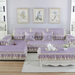 Funda de Sofá de Estilo Europeo Fresca y Transpirable