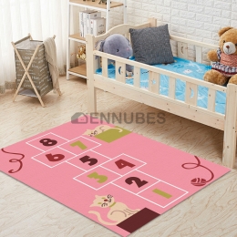 Alfombra Antideslizante Lavable de Gato para Bebés