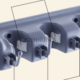 Estante para Fregona y Barredora  sin Perforación