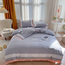 Funda Nórdica de 100% Algodón con Bordados Letras Divertidos