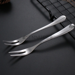 Cubiertos Tenedor de Fruta de Acero Inoxidable