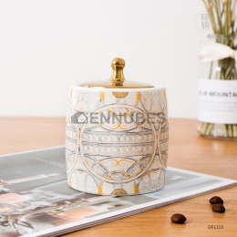 Tarro Cerámica Retro Almacenamiento Nórdica