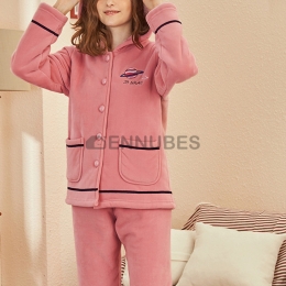 Pijamas Invierno Mujeres Con Capucha