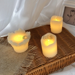 Vela de Recuerdo de Boda Personalizada LED