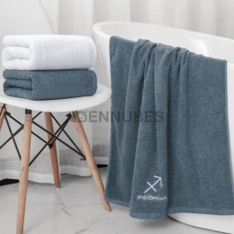 Toalla de Baño Creativa Bordada con Doce Signos del Zodiaco