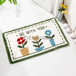 Alfombra Lavable Antideslizante de Plantas para Bebé
