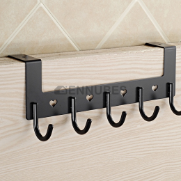 Ganchos de Fila Creativos de Aluminio para el Baño Sin Perforaciones