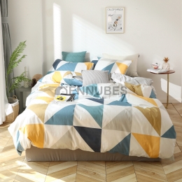 Funda Nórdica de 100% Algodón con Gráficos Mezclados