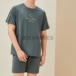 Pijamas Hombre Estampado Luna Verano