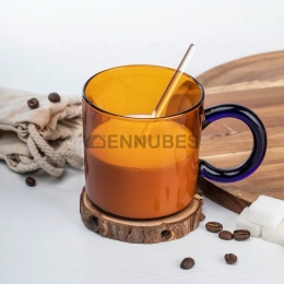 Taza de Vidrios Manchados Resistentes al Estilo Japonés