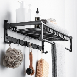 Baño Toallero de Aluminio Sin Agujero