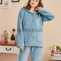 Pijamas Mujeres Invierno Felpa