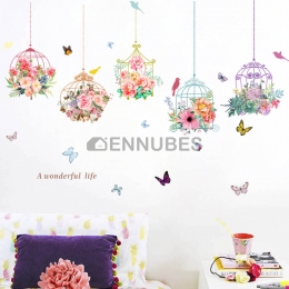 Pegatina decorativa para Jaula de Pájaros