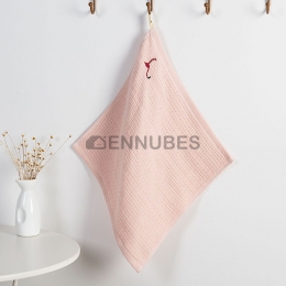 Toalla de Nido de Abeja Absorbente de Algodón