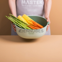 Cesta de Frutas Creativa de Doble Capa para el Hogar