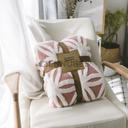 Mantas Lana de Cordero Nórdico Doble Cara Jacquard