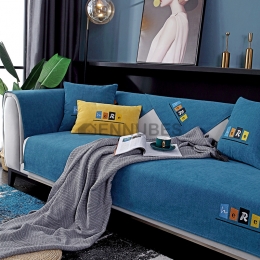 Cojín Nuevo de Sofá de Chenilla para Cuatro Estaciones en Antideslizante