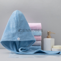 Gorro Secador de Lana Cepillada de Microfibra Fuertemente Absorbente