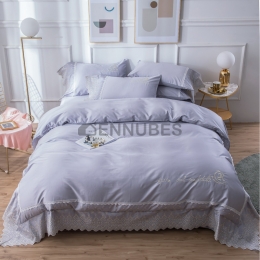 Funda Nórdica de 100% Algodón con Diseño Color Puro