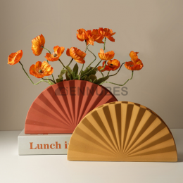 Jarrón de diseño Creativo Escandinavo de Origami