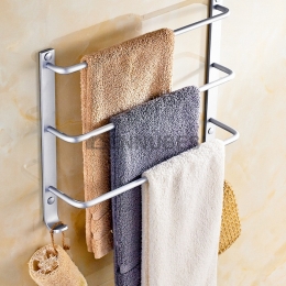 Espacio Toallero de Aluminio Estante de Baño