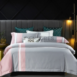 Funda Nórdica de 100% Algodón con Dos Colores Similares