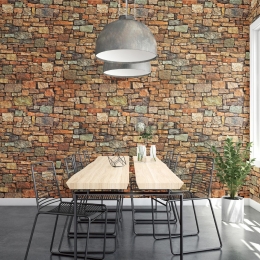 Papel Pintado Autoadhesivo con Trozos Multicolores