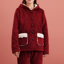 Pijamas Mujeres Invierno Pareja Talla Grande