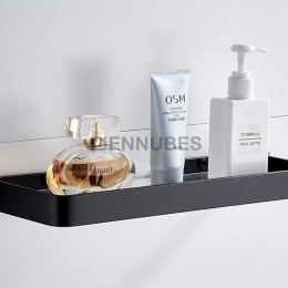 Estantería de Baño de Vidrio Sin Perforación