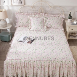 Sábanas de Algodón de Tipo Falda Engrosadas