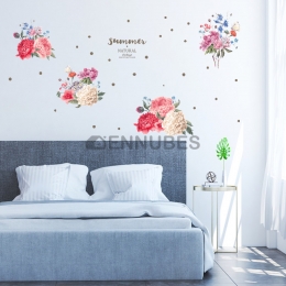 Pegatinas Florales de Lunares Ingleses