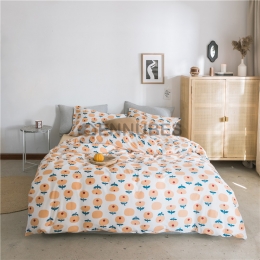 Funda Nórdica de 100% Algodón con Planta y Animal