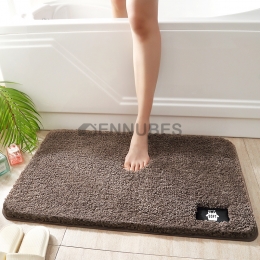 Alfombra Universal de Terciopelo de Felpa Gruesa de Color Sólido