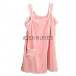 Toalla de Baño Absorbente de Lana de Coral