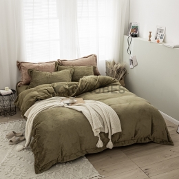 Fonda Nórdica de 100% Vellón Coral Peso con Color Puro