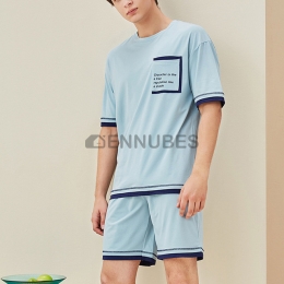 Pijamas Gris Verano Hombre