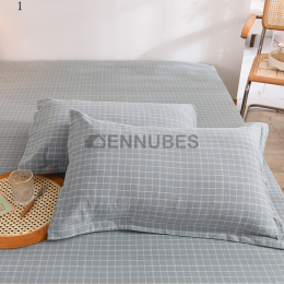 Un Par de Fundas de Almohada de Algodón